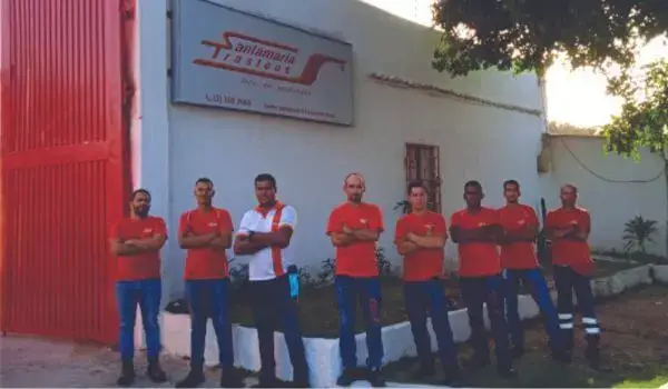 Empleados en sede Barranquilla de SantaMaria Trasteos - Mudanzas y trasteos nacionales e internacionales