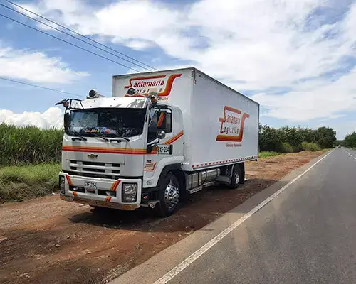 Camion de santaMaria trasteos, servicios de mudanzas nacionales